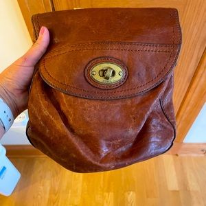 Fossil crossbody satchel bag